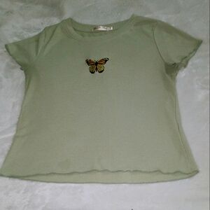 Girls Green Shirt